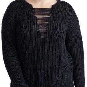 NWT Rachel Roy Shredded Rina Sweater